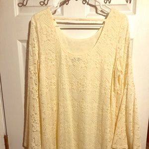 Beautiful Cream colored Boutique Tunic